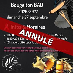 Remise en forme 2026 & apéro + barbecue